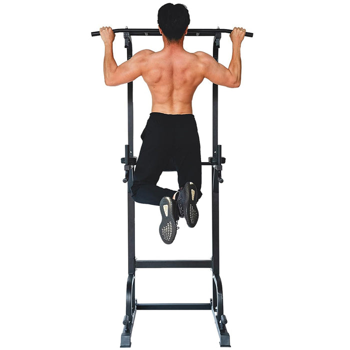 Torre Multifunzione Fitness Ginnastica Calisthenics Barra Trazioni Regolabile