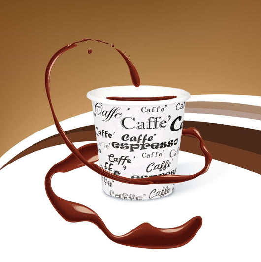 Bicchieri Caffe Carta 75ml Maxi Scorta 2000pz 100% Biodegradabili Made in Italy