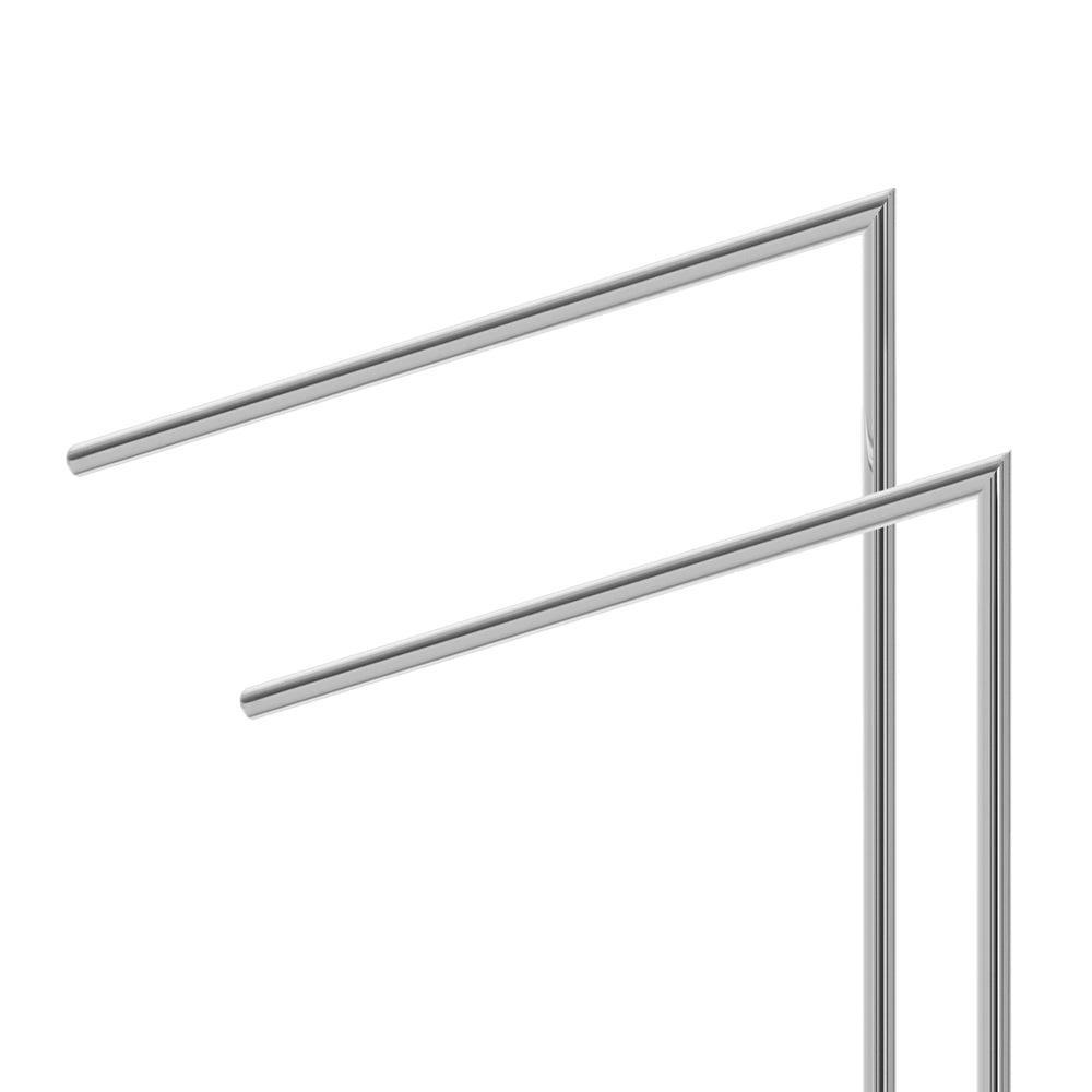 Piantana portasciugamani da appoggio in acciaio cromato Style