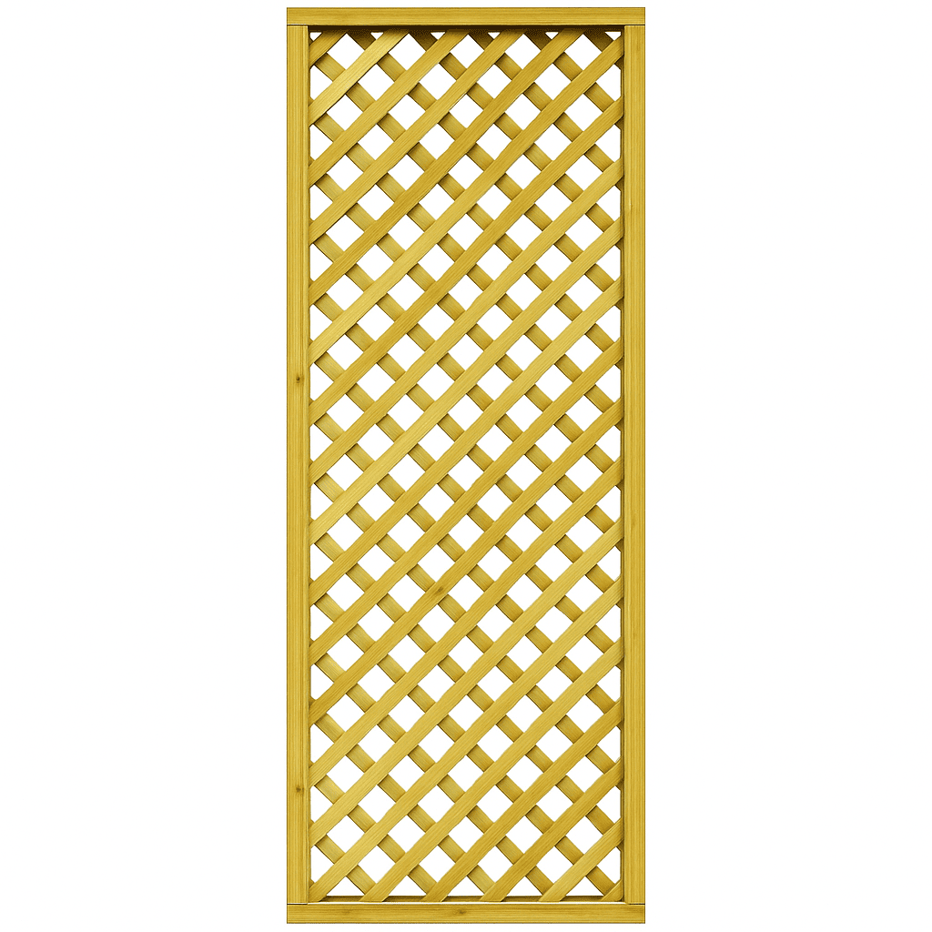PANNELLO GRIGLIATO FRANGIVISTA RETTANGOLARE 90xh180cm IN LEGNO PER ESTERNO