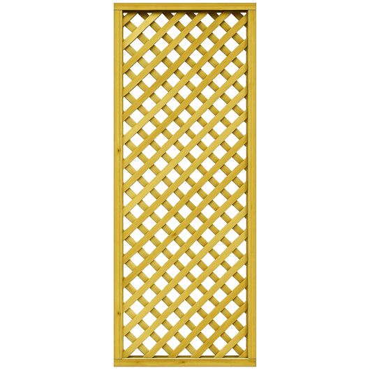 PANNELLO GRIGLIATO FRANGIVISTA RETTANGOLARE 90xh180cm IN LEGNO PER ESTERNO