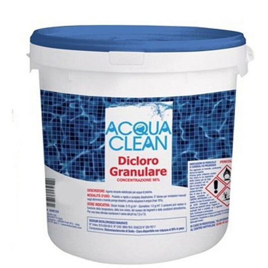 ACQUA CLEAN DICLORO GRANULARE IN FORMATO DA 25 KG