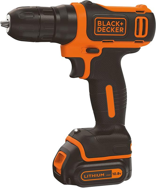 BLACK + DECKER TRAPANO AVVITATORE 10.8V 1 BATTERIA A LITIO