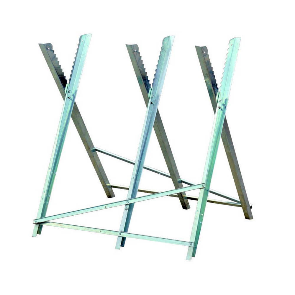 Cavalletti Pieghevoli in Ferro Zincato per Taglio Legna