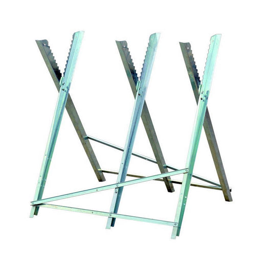 Cavalletti Pieghevoli in Ferro Zincato per Taglio Legna