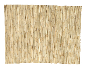 Arella ombreggiante da esterno con filo metallico 1,50x3h mt in bamboo