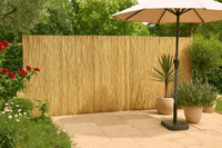 Arella ombreggiante da esterno con filo metallico 1,50x3h mt in bamboo