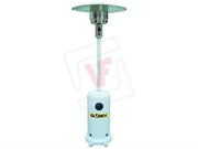 STUFA A GAS GPL A FUNGO GLOBEX CM. 222 CON RUOTE KW 13 COLORE BIANCO