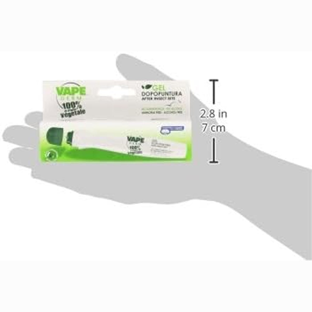 2 x Vape Derm Penna Gel Dopopuntura Zanzare Ingredienti Vegetali Lenitivo 1x10ml