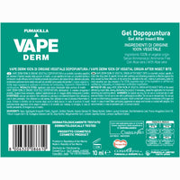 2 x Vape Derm Penna Gel Dopopuntura Zanzare Ingredienti Vegetali Lenitivo 1x10ml