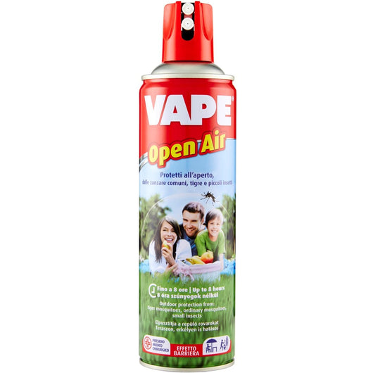 2xVape Open Air Acti Zanza Spray Zanzare Flebotomi e Mosche Interno Esterno 500ml