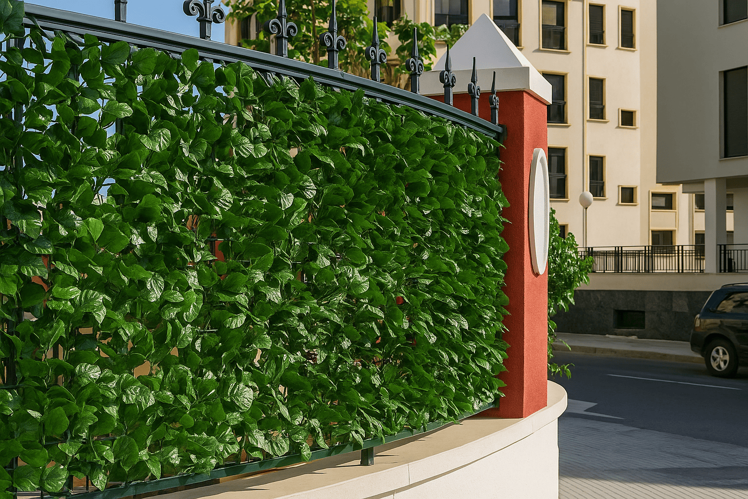 SIEPE ARTIFICIALE SINTETICA MT.20X1,50H ARELLE SEMPREVERDI LAURO