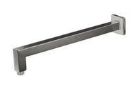 Braccio Doccia in Ottone Sezione Quadrata Nichel Spazzolato Opaco - REMER Rubinetterie