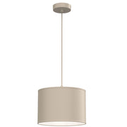 Lampada a sospensione Arden 1xE27 beige tessuto Luminex