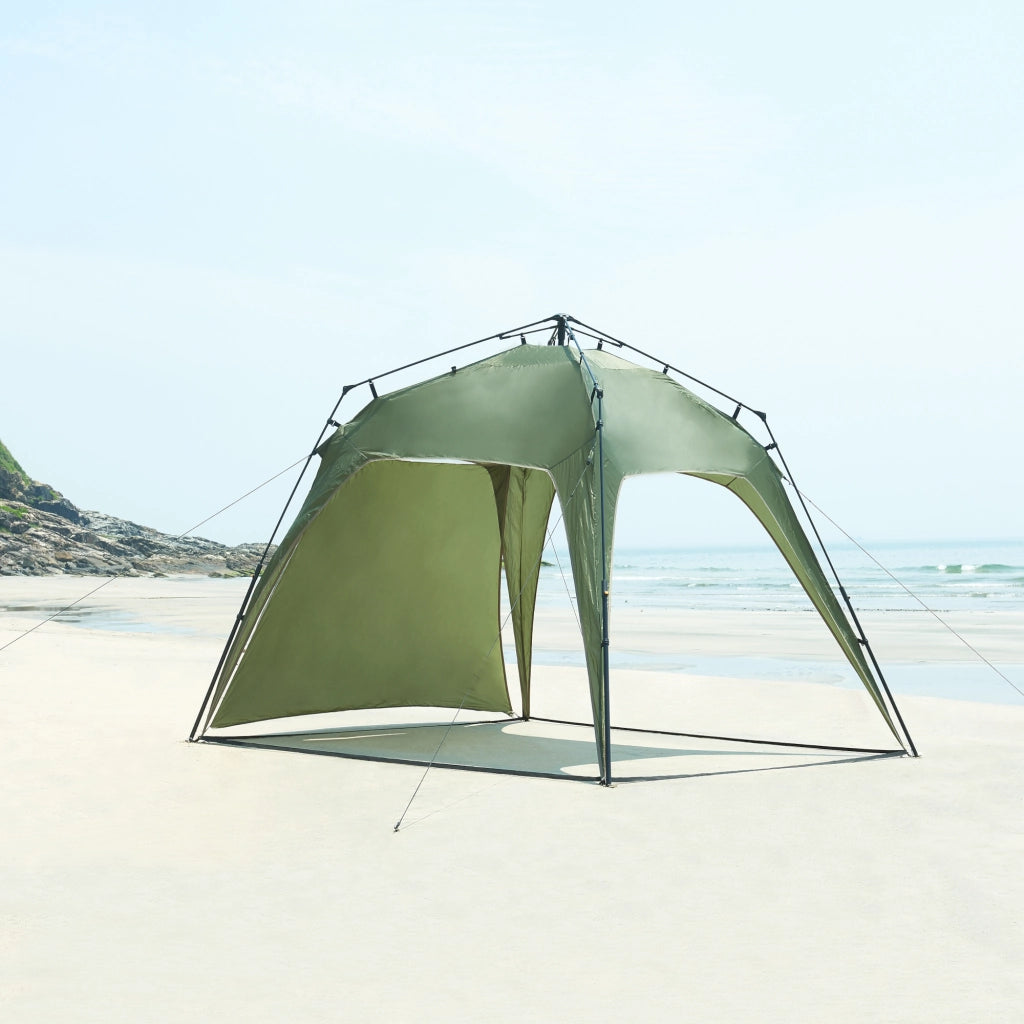 Gazebo pop-up Barendrecht con Illuminazione a LED - Verde pro.tec