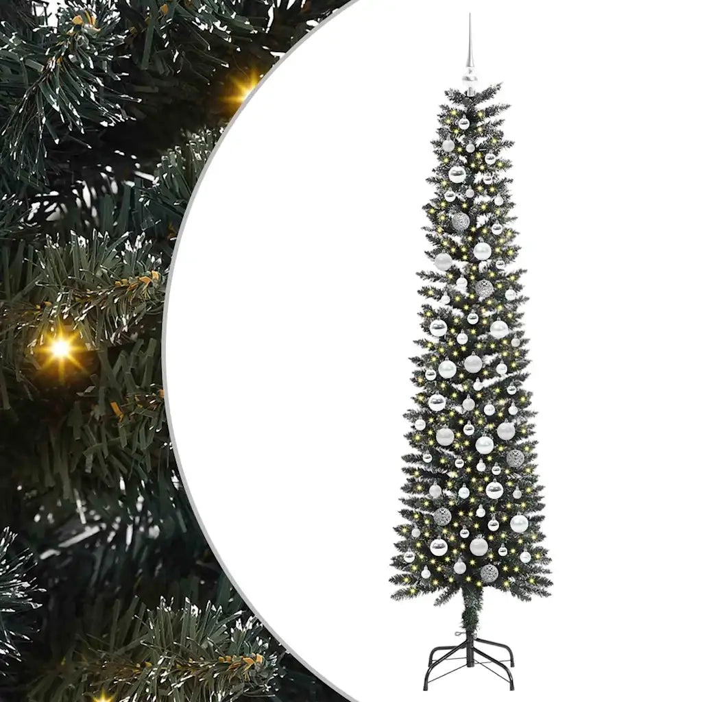 Albero di Natale artificiale con 300 LED Verde 210 cm 3395957