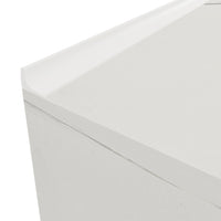 Mobile Base Cucina Componibile in Legno Bianco Effetto Marmo 2 Ante 2 Scomparti