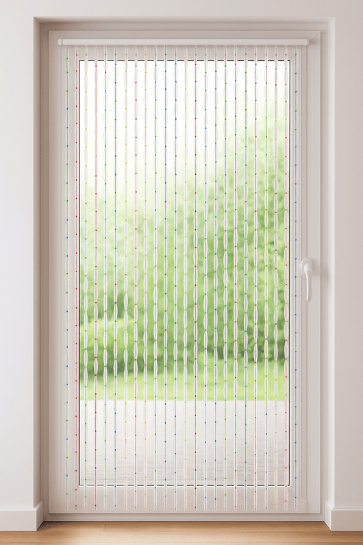 Tenda Antimosche Modello ELBA – Multicolor – 120 x h240 cm per portefinestre esterno