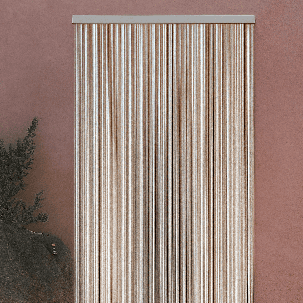 Tenda Antimosche Modello NAPOLI – Trasparente – per portefinestre esterno