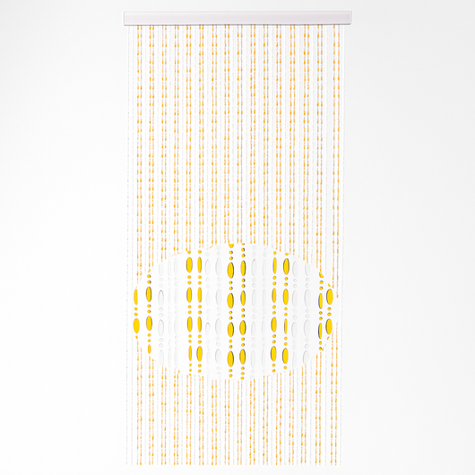 TENDA MOSCHIERA MOD. CORALLO 125xh240 cm - colore TRASPARENTE