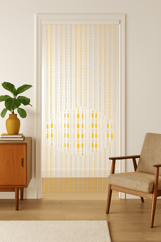 TENDA MOSCHIERA MOD. CORALLO 125xh240 cm - colore TRASPARENTE