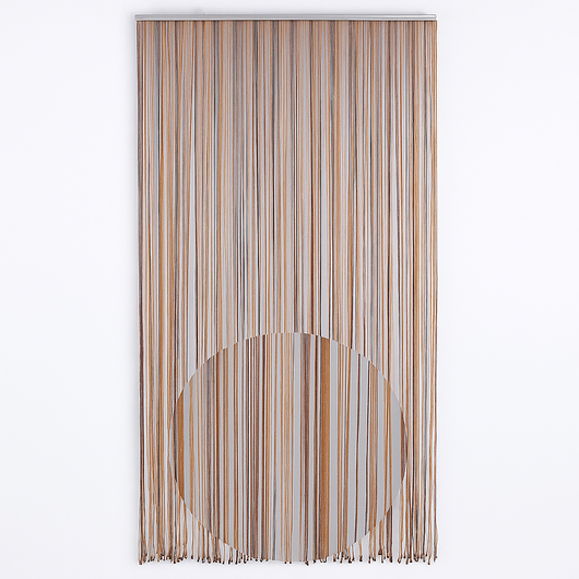 TENDA MOSCHIERA CORDONCINO CM.125X240 MARRONE  ZANZARIERA ANTI MOSCHE