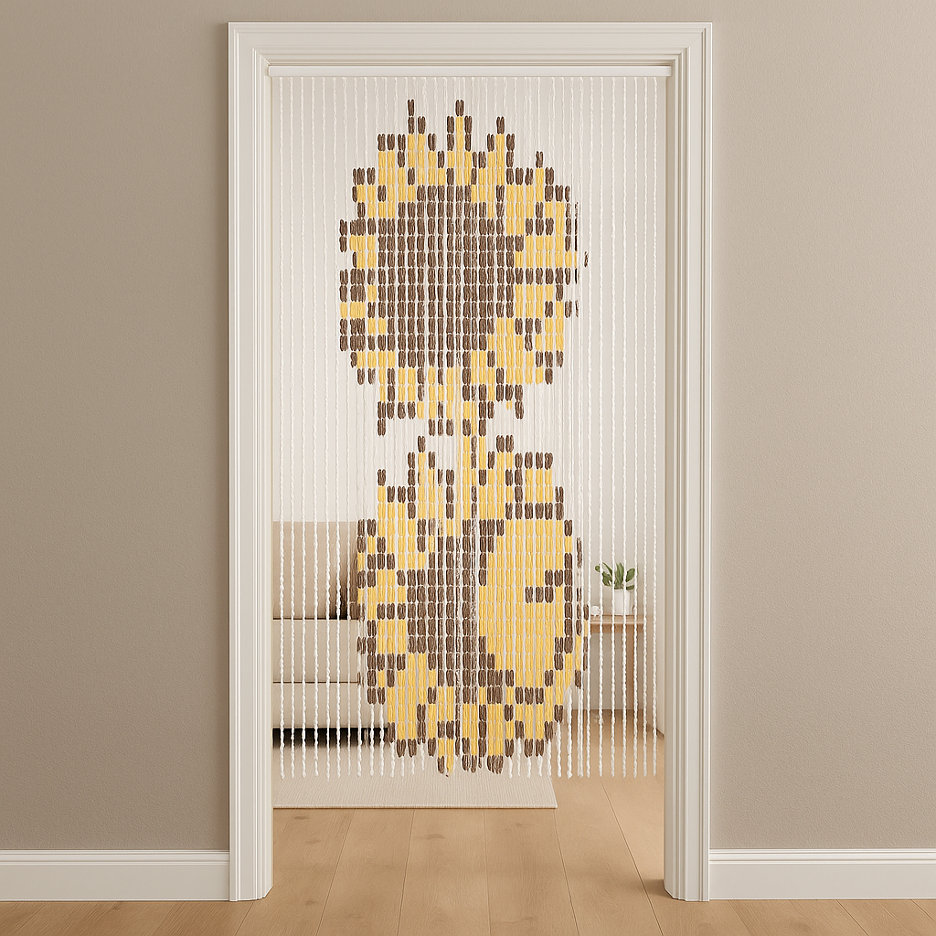 TENDA MOSCHIERA GIRASOLE CM.125Xh240 ZANZARIERA ANTI MOSCHE