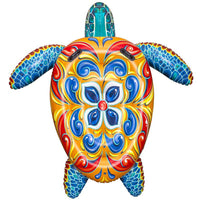 BESTWAY CAVALCABILE GONFIABILE TARTARUGA MEDITERRANEA 186 X 168 X 42 CM