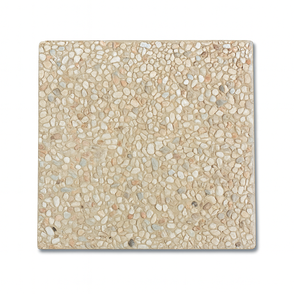 BASE APPOGGIO PER OMBRELLONI SERIE 4 MARMETTE QUADRONI CEMENTO CM50X50 KG.90