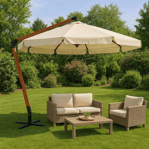 OMBRELLONE DECENTRATO SUN DIAM.CM.300 PALO 55