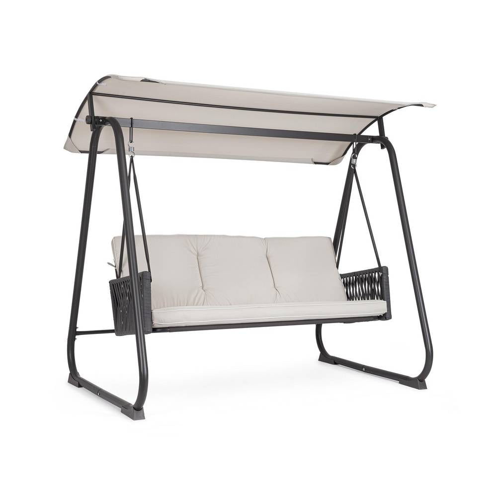 Dondolo 3 Posti Grigio Chiaro Dedalo Bizzotto