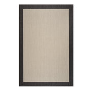 Tappeto vinilico di alta qualità taupe-nero 120x180