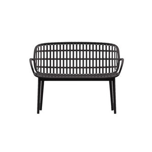 Divano Positano Bamboo polipropilene - Arredo Esterno Colore: Antracite