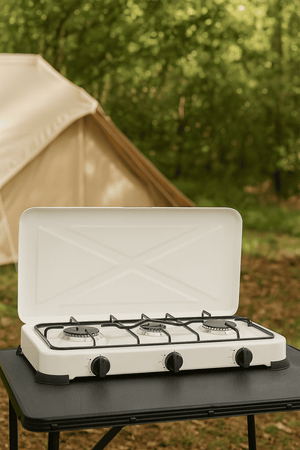 FORNELLO A GAS GPL 3 FUOCHI – 1/2,2/2,2 kW