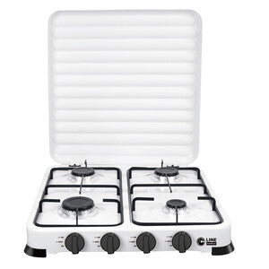 FORNELLO A GAS GPL 4 FUOCHI – 1/1,5/1,5/2,2 kW