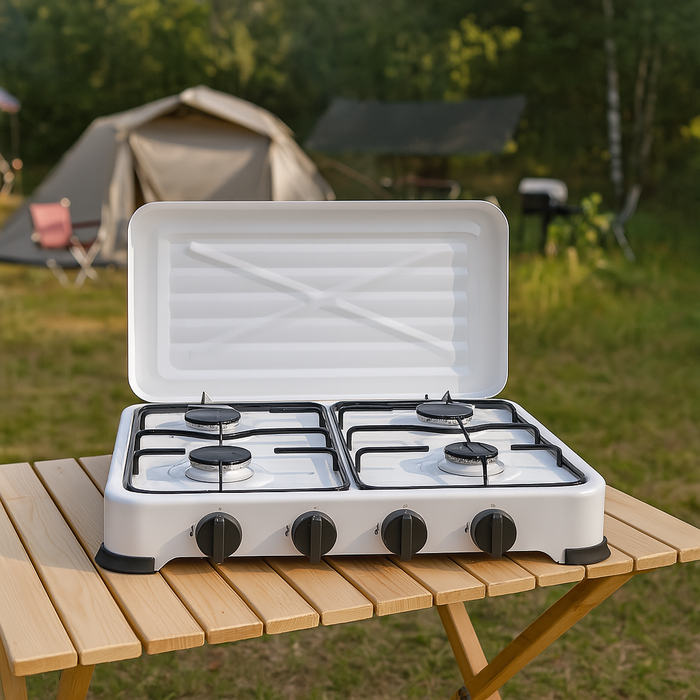 FORNELLO A GAS GPL 4 FUOCHI – 1/1,5/1,5/2,2 kW