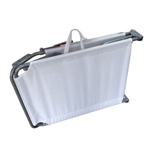 Lettino Prendisole Katia Mare acciaio pieghevole - Arredo Esterno Colore: Bianco