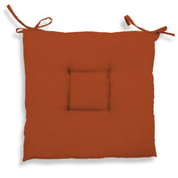 Set da 4 cuscini Creta per sedie - La Dea Sedia Colore: Ruggine