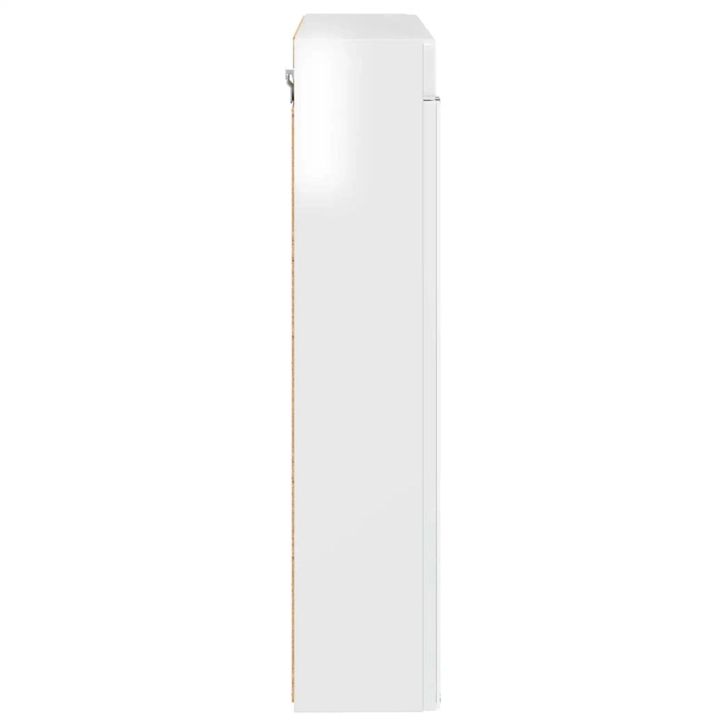 Mobiletto per specchio da bagno con porta TULUM Bianco Lucido 880365