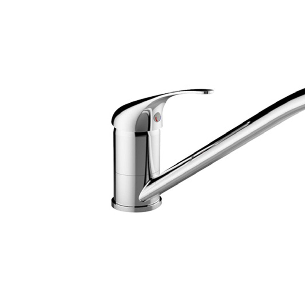 Rubinetto lavello serie eva bocca girevole, finitura cromata