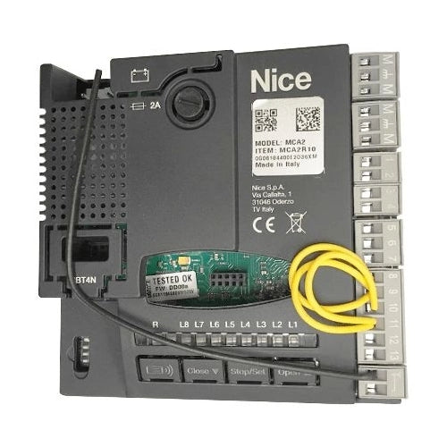 NICE MCA2 QUADRO CENTRALE DI COMANDO CENTRALINA SCHEDA ELETTRONICA RICAMBIO