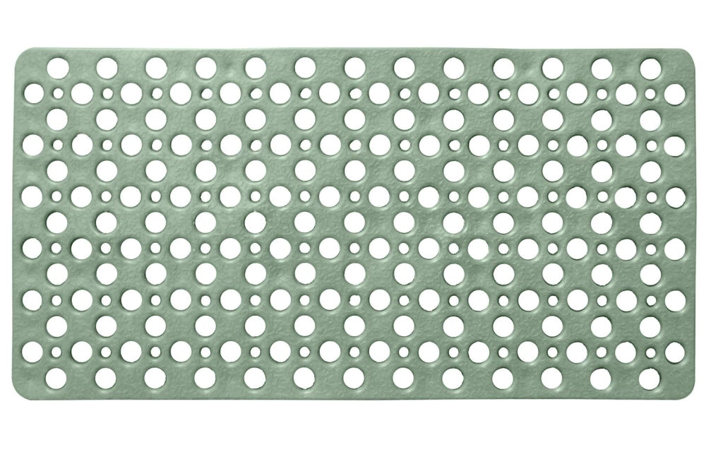 TAPPETO PER LA DOCCIA IN DELICATO COLORE SALVIA 74X36 CM