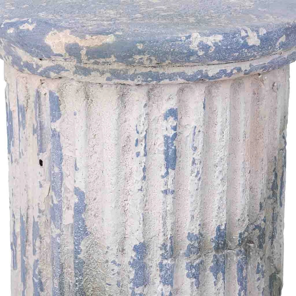 Colonna decorativa color pietra, 27x27x38h cm