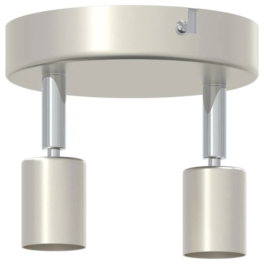 Faretto da soffitto con i riflettori Nichel 12 x 8 cm Acciaio 4108208