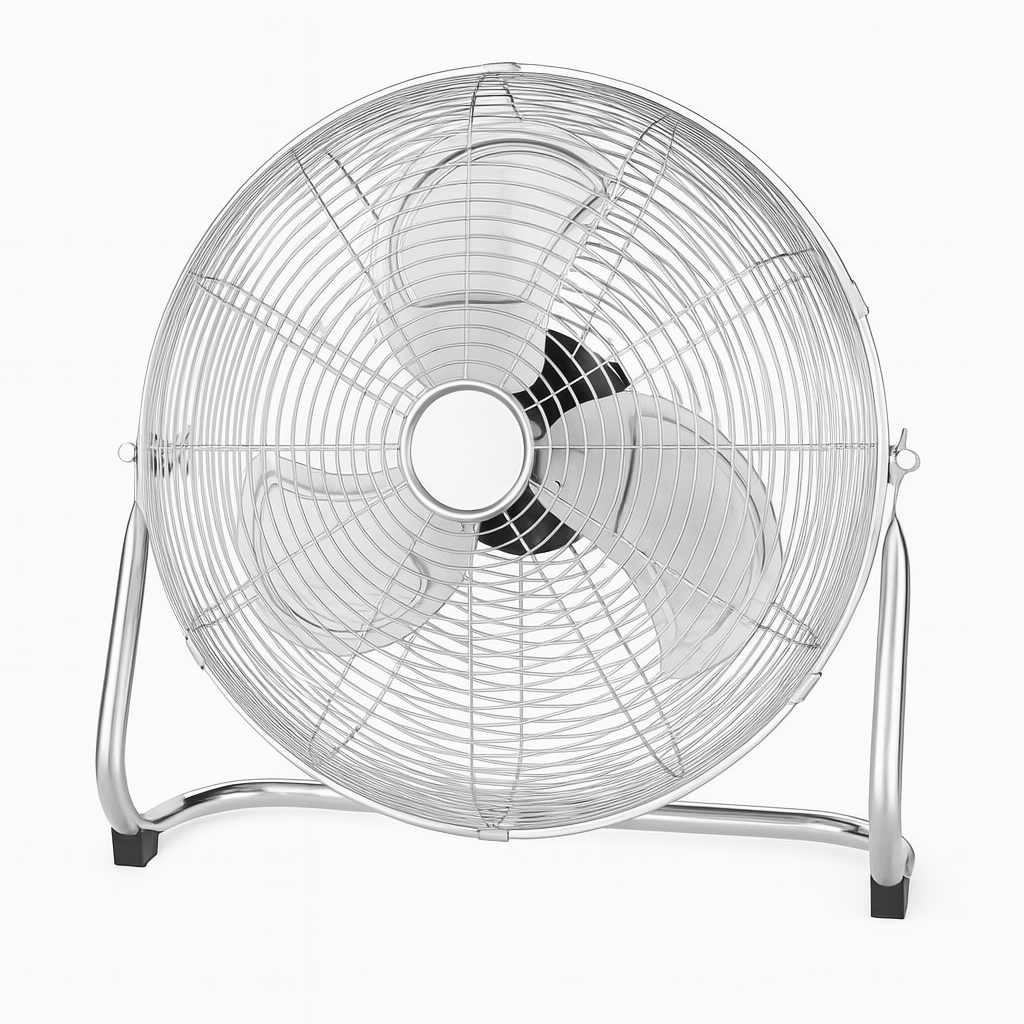 VENTILATORE A PAVIMENTO CYCLON D 45CM CROM – MODELLO METAL