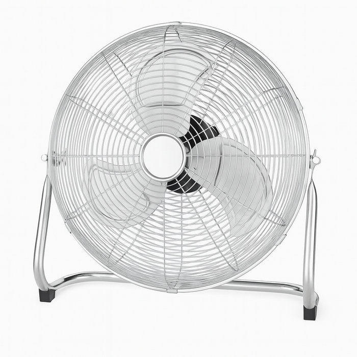 VENTILATORE A PAVIMENTO CYCLON D 45CM CROM – MODELLO METAL