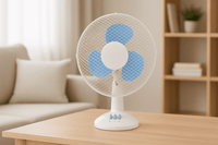 VENTILATORE DA TAVOLO DF-12RT-SGM Potenza 35 W Diametro: 23 cm