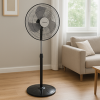 VENTILATORE A PIANTANA TORNADO PALA 45CM OSCILLANTE 60W