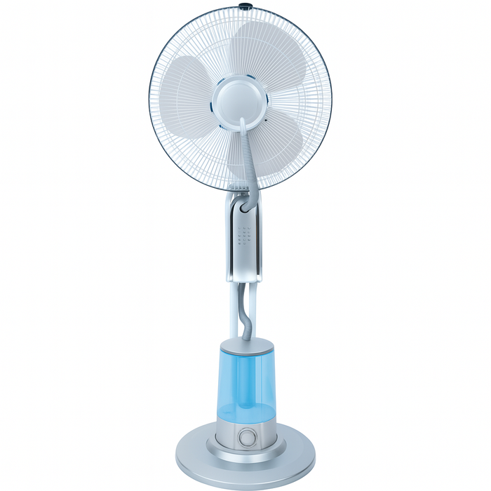 VENTILATORE NEBULIZZATORE A PIANTANA PER ESTERNO RUGIADA CM.40
