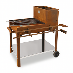 BARBECUE A LEGNA FLIPPER 45X50 CORTEN